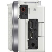 Беззеркальный фотоаппарат Sony ZV-E10 Body (белый) - Превью изображения №4 — Интернет-магазин Time-Shop