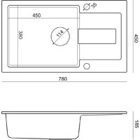 Кухонная мойка Quadron HCQC57845SZK_PC - Превью изображения №3 — Интернет-магазин Time-Shop