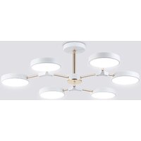 Ambrella light FL516333/6 WH/FGD (белый/золото)