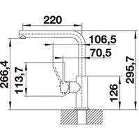 Смеситель Blanco Lanora 523122 - Превью изображения №4 — Интернет-магазин Time-Shop