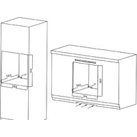 Электрический духовой шкаф MAUNFELD EOEC.566TW - Превью изображения №3 — Интернет-магазин Time-Shop
