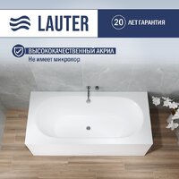 Ванна Lauter Ava 170 21208070 (с ножками и серым подголовником) - Превью изображения №2 — Интернет-магазин Time-Shop