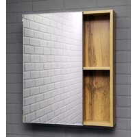  Домино Шкаф с зеркалом для ванной Craft 50 - Превью изображения №1 — Интернет-магазин Time-Shop