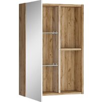  Домино Шкаф с зеркалом для ванной Craft 50 - Превью изображения №3 — Интернет-магазин Time-Shop