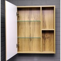  Домино Шкаф с зеркалом для ванной Craft 50 - Превью изображения №7 — Интернет-магазин Time-Shop