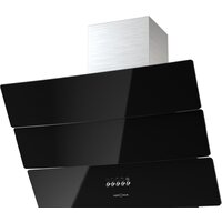 Кухонная вытяжка Krona Inga 600 push button (черный/нержавеющая сталь) - Превью изображения №3 — Интернет-магазин Time-Shop