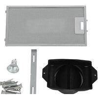 Кухонная вытяжка Krona Inga 600 push button (черный/нержавеющая сталь) - Превью изображения №2 — Интернет-магазин Time-Shop