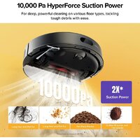 Робот-пылесос Roborock Q7T+ (евровилка, с английской озвучкой, черный) - Превью изображения №2 — Интернет-магазин Time-Shop