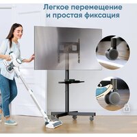 Стойка для телевизора Onkron TS1137 (черный) - Превью изображения №7 — Интернет-магазин Time-Shop