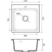Кухонная мойка Reflexion Base RX0743BE - Превью изображения №7 — Интернет-магазин Time-Shop
