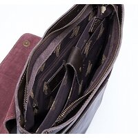 Сумка через плечо Poshete 253-5238-29-DBW (коричневый) - Превью изображения №4 — Интернет-магазин Time-Shop