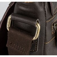 Сумка через плечо Poshete 253-5238-29-DBW (коричневый) - Превью изображения №7 — Интернет-магазин Time-Shop