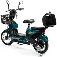 Электроскутер NOVA EC03 (зеленый, без цепи) - Превью изображения №10 — Интернет-магазин Time-Shop