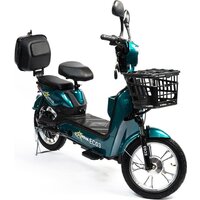 Электроскутер NOVA EC03 (зеленый, без цепи) - Превью изображения №3 — Интернет-магазин Time-Shop