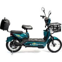 Электроскутер NOVA EC03 (зеленый, без цепи) - Превью изображения №6 — Интернет-магазин Time-Shop