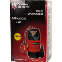 Дренажный насос Quattro Elementi Drenaggio 750 F - Превью изображения №2 — Интернет-магазин Time-Shop