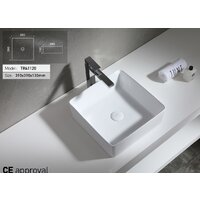 Умывальник Uptrend Hestia (глянцевый белый) - Превью изображения №3 — Интернет-магазин Time-Shop