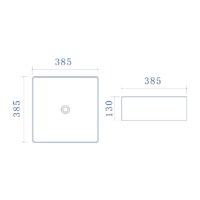 Умывальник Uptrend Hestia (глянцевый белый) - Превью изображения №4 — Интернет-магазин Time-Shop