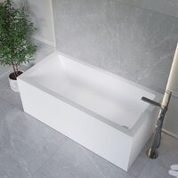 Ванна Lauter Athena 170x80 21090080 (с каркасом, лицевым экраном и сифоном 21Y11021 матовый черный) - Превью изображения №11 — Интернет-магазин Time-Shop