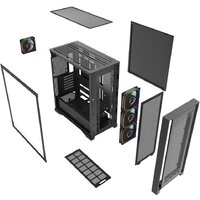 Корпус Powercase ByteFlow Pro ARGB CH9GPB-A4 - Превью изображения №8 — Интернет-магазин Time-Shop