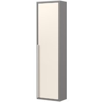 Дабер Шкаф-полупенал 015 СТ15.0.0.19Б (бежевый/серый/ручка белая)