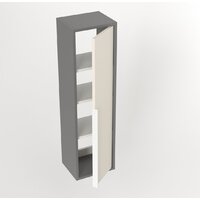  Дабер Шкаф-полупенал 015 СТ15.0.0.19Б (бежевый/серый/ручка белая) - Превью изображения №3 — Интернет-магазин Time-Shop