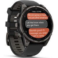 Умные часы Garmin Fenix 8 Pro 47мм (серый, черный силиконовый ремешок) - Превью изображения №3 — Интернет-магазин Time-Shop