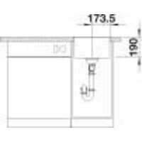 Кухонная мойка Blanco Subline 320-F 527342 (вулканический серый) - Превью изображения №5 — Интернет-магазин Time-Shop