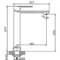 Смеситель Haiba HB11590-7 (черный) - Превью изображения №2 — Интернет-магазин Time-Shop