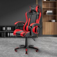 Офисное кресло Mio Tesoro Викинг (черный/красный) - Превью изображения №6 — Интернет-магазин Time-Shop