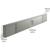 Саундбар KEF XIO (серебристый) - Превью изображения №4 — Интернет-магазин Time-Shop