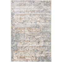 Radjab Carpet Бьянка Прямоугольник D057A 7568RK-B (2.4x3.4, Cream Shirink/Blue Fdy)