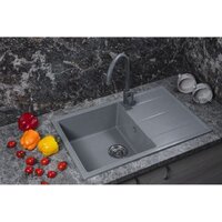 Кухонная мойка AV Engineering Benefit AVE730470SLA (серебристый) - Превью изображения №4 — Интернет-магазин Time-Shop