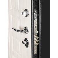 Металлическая дверь Guard MG60 МДФ 97х205 правая (черное серебро/белый ясень) - Превью изображения №5 — Интернет-магазин Time-Shop