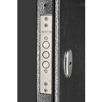 Металлическая дверь Guard MG60 МДФ 97х205 правая (черное серебро/белый ясень) - Превью изображения №6 — Интернет-магазин Time-Shop