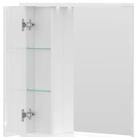  Volna Шкаф с зеркалом Joli 50 L (белый) - Превью изображения №2 — Интернет-магазин Time-Shop