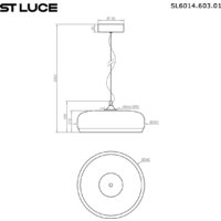 Припотолочная люстра ST Luce SL6014.603.01 - Превью изображения №8 — Интернет-магазин Time-Shop