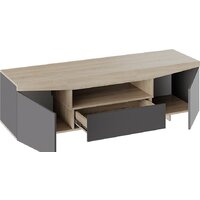 Тумба Трия ТВ тип 1 (дуб сонома/графит серый) - Превью изображения №5 — Интернет-магазин Time-Shop