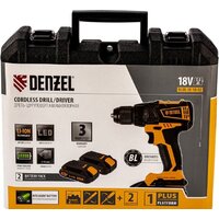 Дрель-шуруповерт Denzel BLDL-IB-IB-18-02 (с 2-мя АКБ, кейс) - Превью изображения №18 — Интернет-магазин Time-Shop
