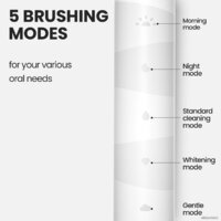 Электрическая зубная щетка Oclean Flow Sonic Electric Toothbrush (белый) - Превью изображения №3 — Интернет-магазин Time-Shop