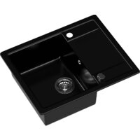 Кухонная мойка Kernau KGS Z 4557 1B1D Deep Black - Превью изображения №2 — Интернет-магазин Time-Shop