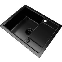 Кухонная мойка Kernau KGS Z 4557 1B1D Deep Black - Превью изображения №5 — Интернет-магазин Time-Shop