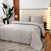 Набор текстиля для спальни Sofi De MarkO Армандо 240х260 Пок-Арм-240х260сс (светло-серый) - Превью изображения №9 — Интернет-магазин Time-Shop