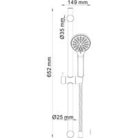 Душевой гарнитур  Wasserkraft A064 - Превью изображения №6 — Интернет-магазин Time-Shop