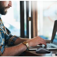 Мышь Logitech M185 (черный/серый) - Превью изображения №5 — Интернет-магазин Time-Shop