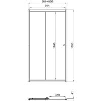 Душевая дверь Triton Слайд 100 - Превью изображения №7 — Интернет-магазин Time-Shop