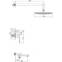 Душевая система  Vieir V393563 - Превью изображения №2 — Интернет-магазин Time-Shop