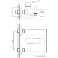 Смеситель Esko Delhi DL 54 GRF - Превью изображения №2 — Интернет-магазин Time-Shop