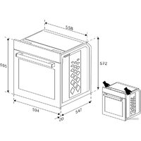Электрический духовой шкаф Indesit IFE 4841 J BL - Превью изображения №7 — Интернет-магазин Time-Shop