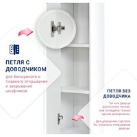  Doratiz Шкаф Doratiz Вена 25 2712.250 (белый, левый) - Превью изображения №7 — Интернет-магазин Time-Shop